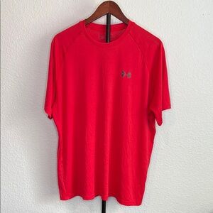 Under Armour Red Performance Short Sleeve Tee
